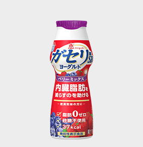 ガセリ菌ｓｐ株ヨーグルト の内臓脂肪減少機能 恵 Megumi 雪印メグミルクのヨーグルト